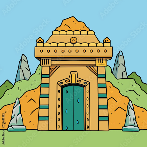 vector illustration of a house