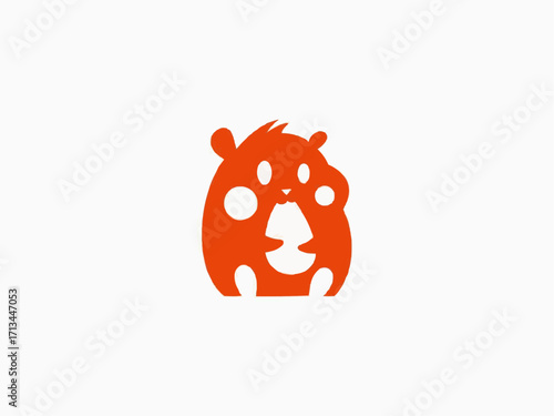 Adorable hamster character illustration ideal for playful designs and children's content creation