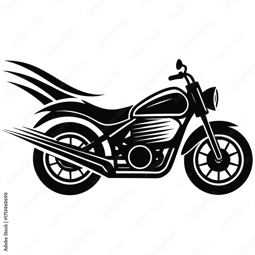 Fototapeta premium motorcycle vector illustration