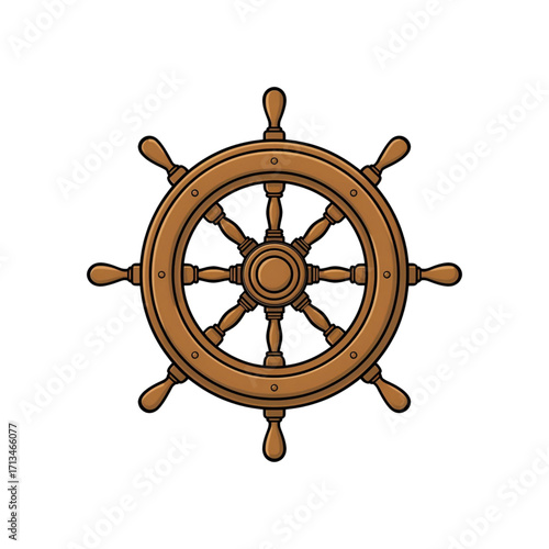 ship steering wheel