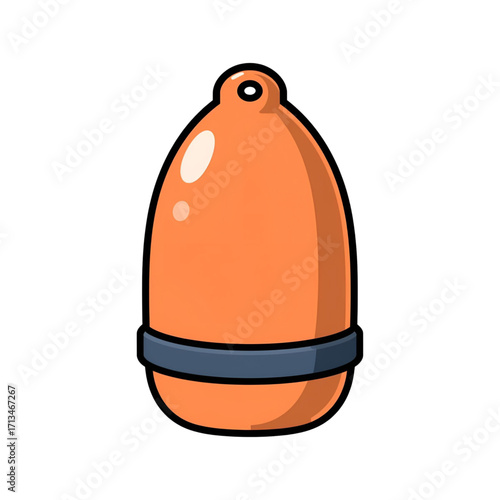 funny orange cartoon