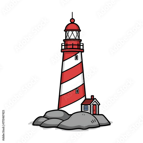 lighthouse vector illustration