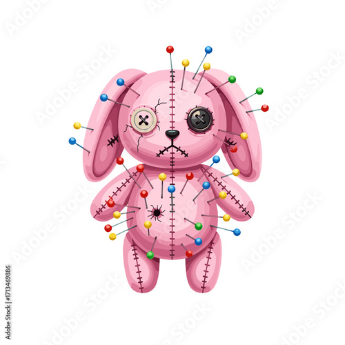 creepy bunny, halloween bunny, stitched bunny, spooky plush, haunted toy, scary bunny, gothic rabbit, voodoo doll, spooky stuffed animal, halloween plush, eerie bunny, scary toy, creepy doll, horror b