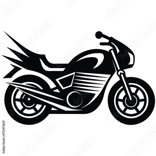 motorcycle vector illustration