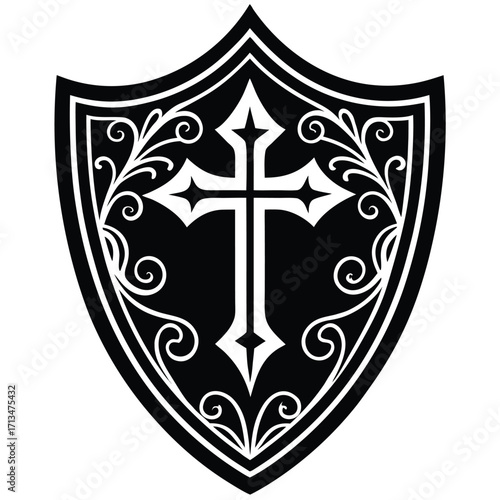 shield with swords