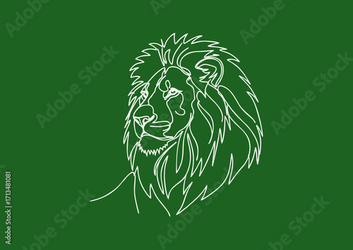 Hand-drawn vector sketch of a lion in black and white line art style with detailed mane and realistic expression. Ideal for branding, tattoo design, wildlife art, or educational illustration.