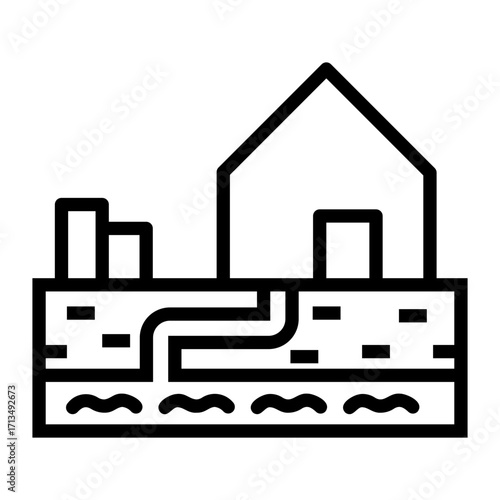 underground Line Icon
