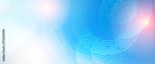abstract blue circle background. overlapping circle background.