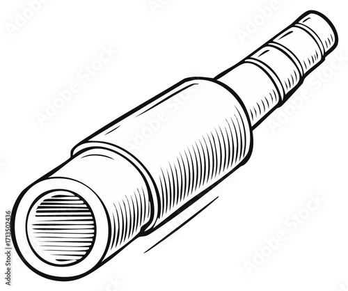Audio Connector Line Art Illustration, Headphone Jack, Wiring, Communication
