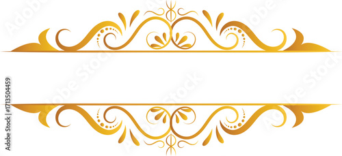 Vector vintage royal title border or text frame ornament elements, Luxury vintage Border for wedding invitation card design