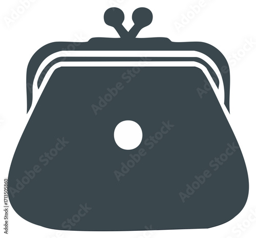 Vintage Coin Purse Illustration