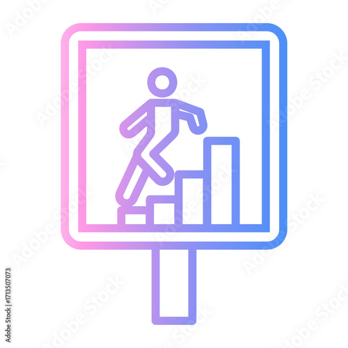 underground Line Gradient Icon