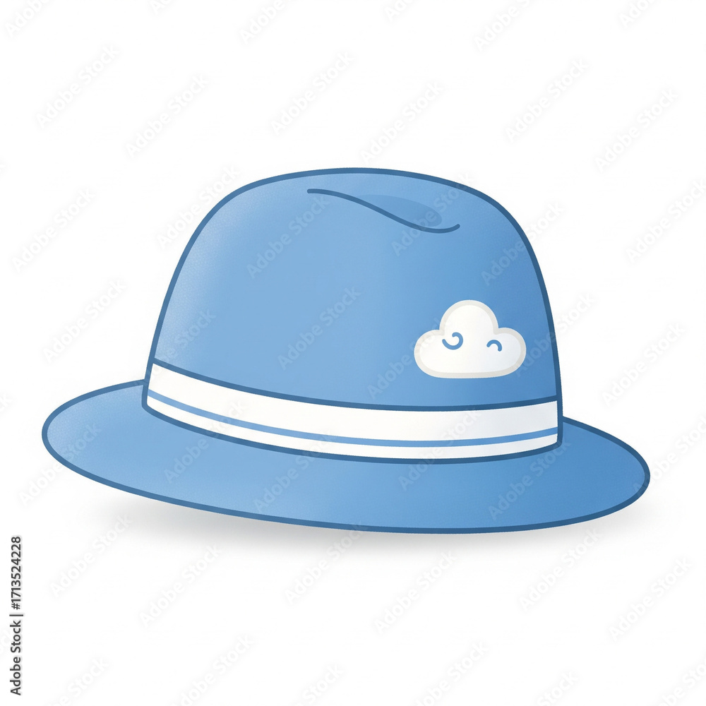 Fototapeta premium blue baseball cap
