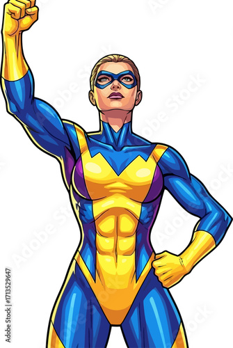 empowered heroine a symbol of strength, resilience, and unwavering resolve, isolated on transparent background