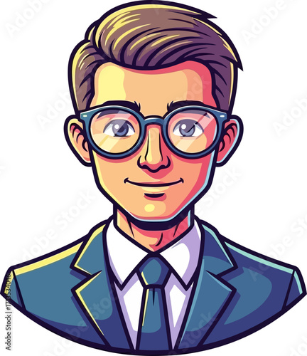 the charming businessman a portrait of professional confidence, isolated on transparent background