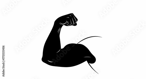 the unwavering arm a symbol of strength and resilience, isolated on transparent background