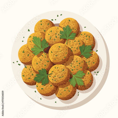Delicious Falafel Balls on a Plate A Culinary Delight