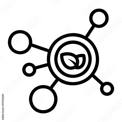 antioxidant Line Icon