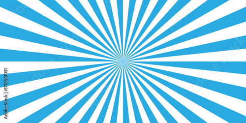 Abstract blue retro with sunburst pattern colorful design. Modern stipes line ray grunge design beam pattern texture. Funky ray elements themes Swirling pattern.	