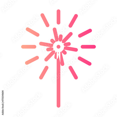 fireworks gradient icon