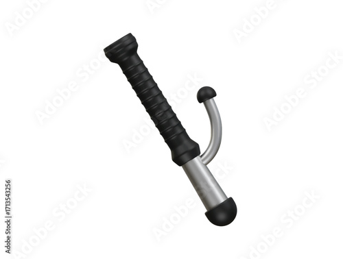 curling iron icon 3d illustration render