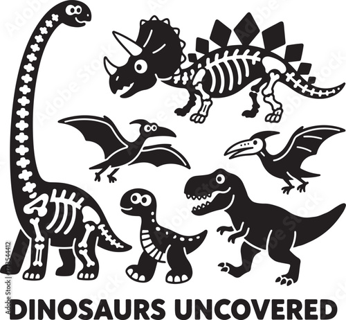 Playful dinosaur illustration for children s designs
