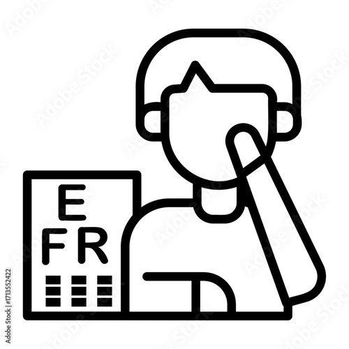 examination Line Icon