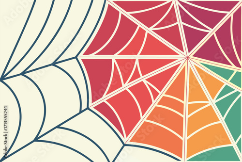 Gradient polygon mesh colorful vector design background