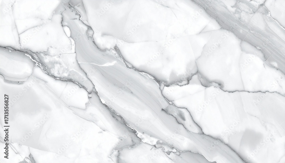 Obraz premium White and gold marble pattern, natural lines of timeless elegance.