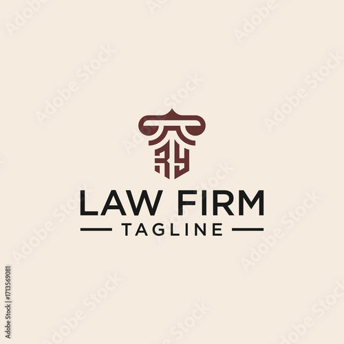 RZ law logo design inspiration