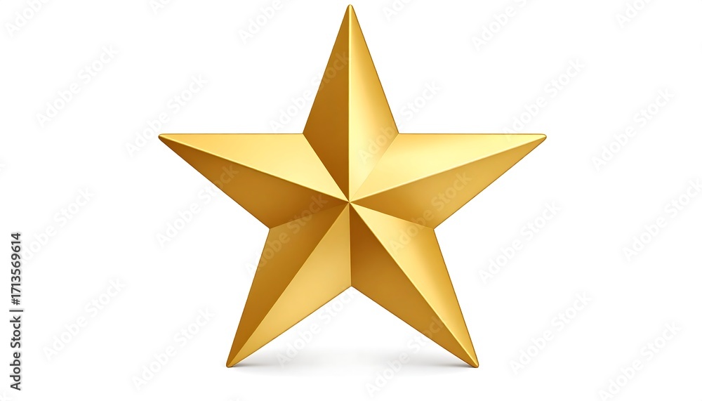 Obraz premium Gold star graphic