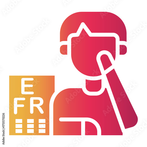examination Gradient icon