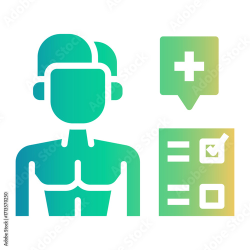 examination Gradient icon