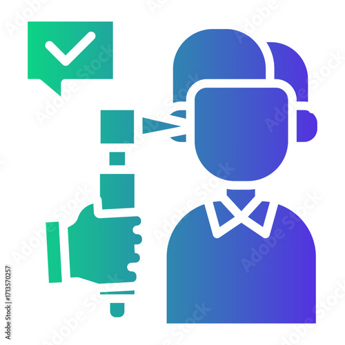 examination Gradient icon