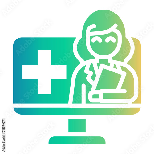 examination Gradient icon
