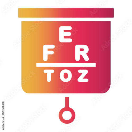 examination Gradient icon