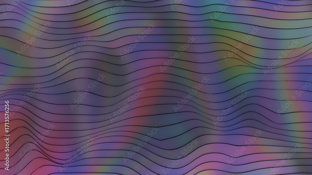 Obraz premium Colorful Wavy Abstract Background