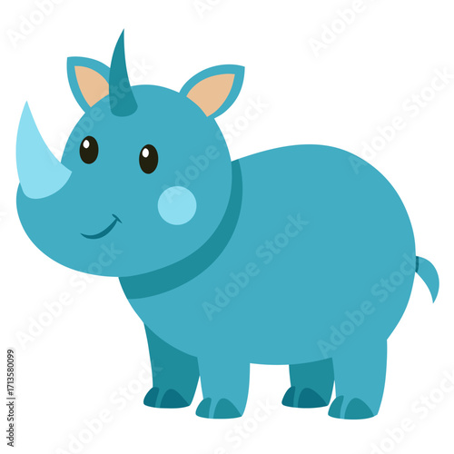 cartoon rhino cartoon