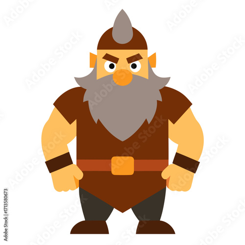 cartoon viking warrior