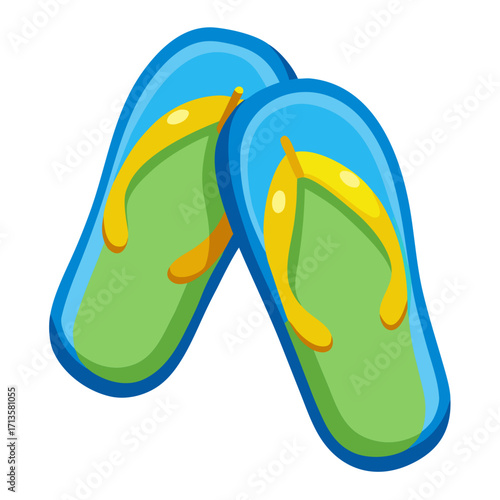 flip flops vector illustration