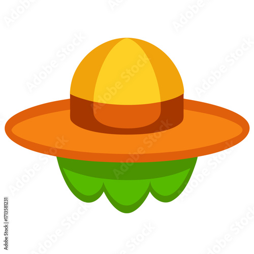 orange man hat