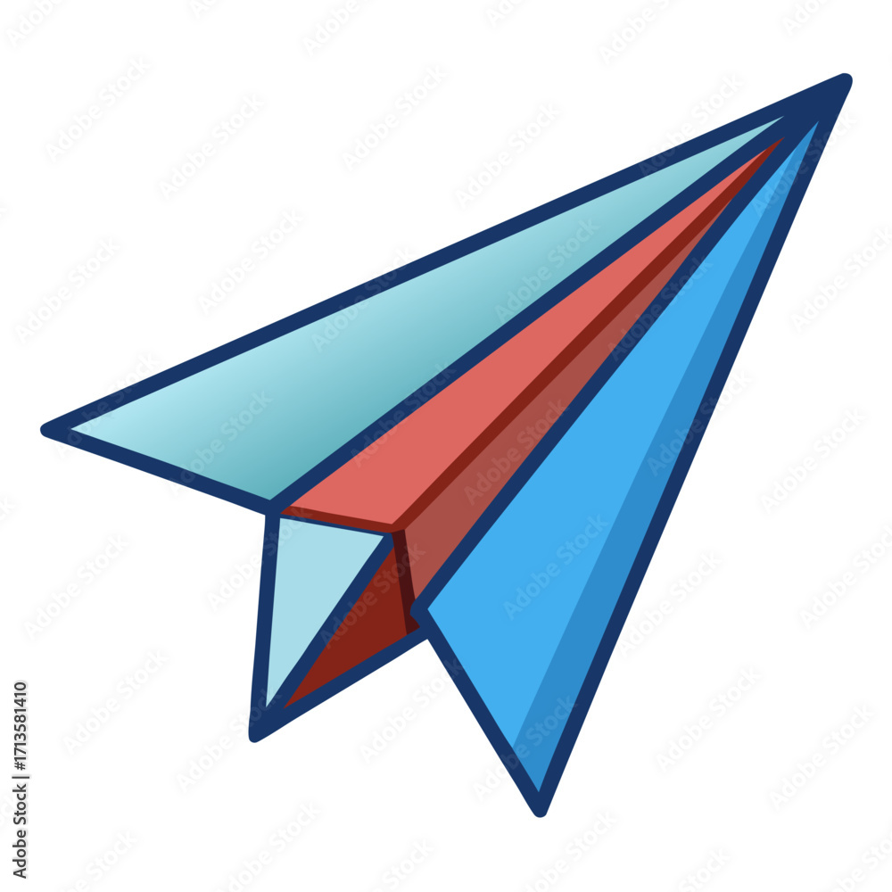 Fototapeta premium origami paper plane