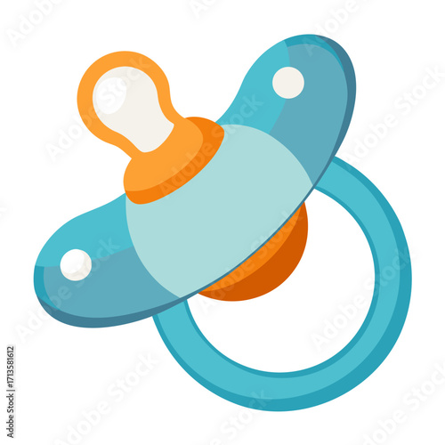 baby pacifier vector