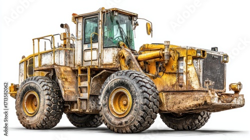 Heavy Yellow Earth Moving Machine for Construction Sites and Dirt Work