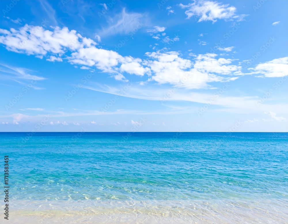 Obraz premium Tranquil beach scene