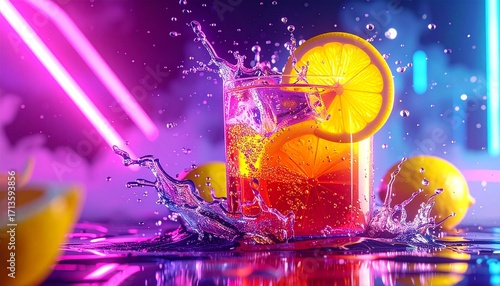 Retro Futuristic Ad Banner