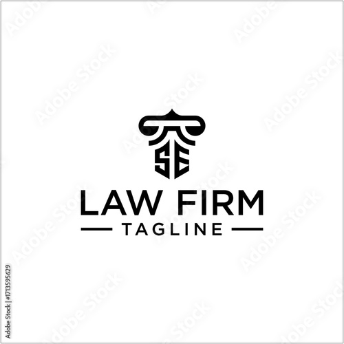 Free Download SE law logo design inspiration - GFXLoad
