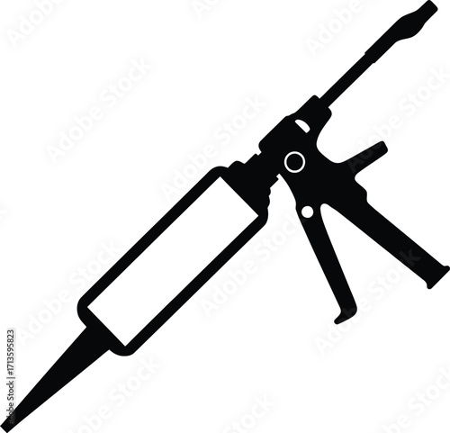 Black sealant gun tool caulking gun construction