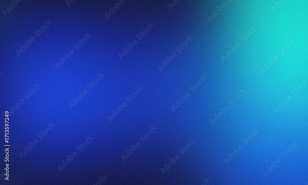 Obraz premium Abstract blue and green gradient background with a grainy texture, creating a visually interesting and modern backdrop for graphic design and digital projects
