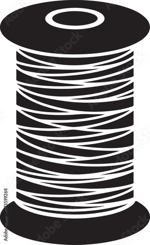 Illustration of thread on spool
